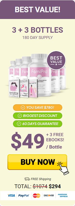 FemiPro 6 bottle discount